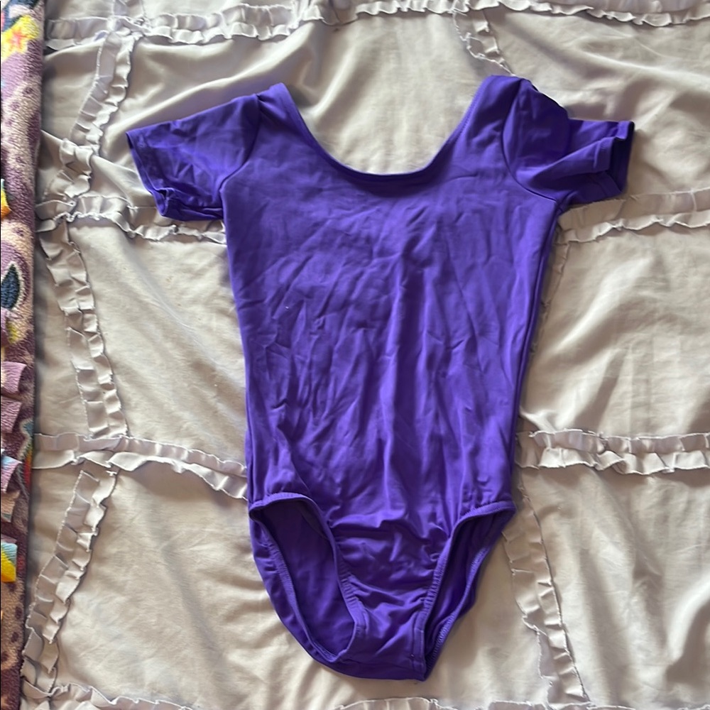 Girls purple leotard